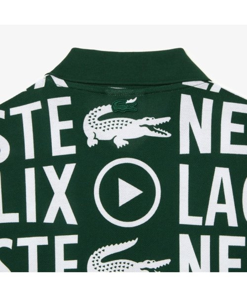 LACOSTE Mens(ラコステ　メンズ)/『Lacoste x Netflix』 オーバーサイズ総柄ポロシャツ/img04