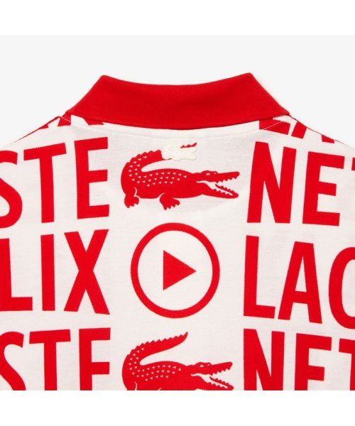 LACOSTE Mens(ラコステ　メンズ)/『Lacoste x Netflix』 オーバーサイズ総柄ポロシャツ/img09