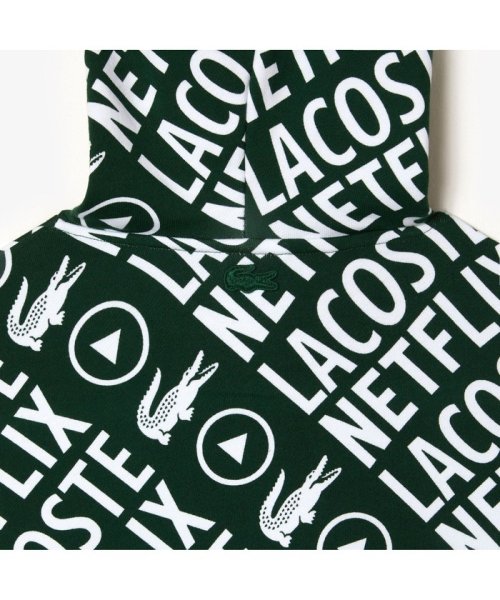 LACOSTE Mens(ラコステ　メンズ)/『Lacoste x Netflix』 総柄スウェットフーディー/img06