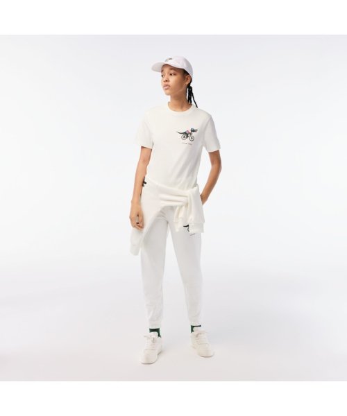 LACOSTE(ラコステ)/『Lacoste x Netflix』 アレンジワニロゴレディースTシャツ/img06