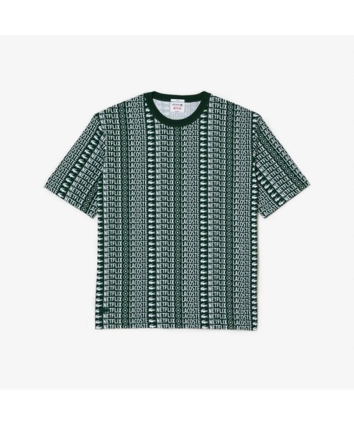 LACOSTE Mens(ラコステ　メンズ)/『Lacoste x Netflix』 総柄Tシャツ/img03