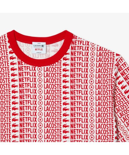 LACOSTE Mens(ラコステ　メンズ)/『Lacoste x Netflix』 総柄Tシャツ/img08