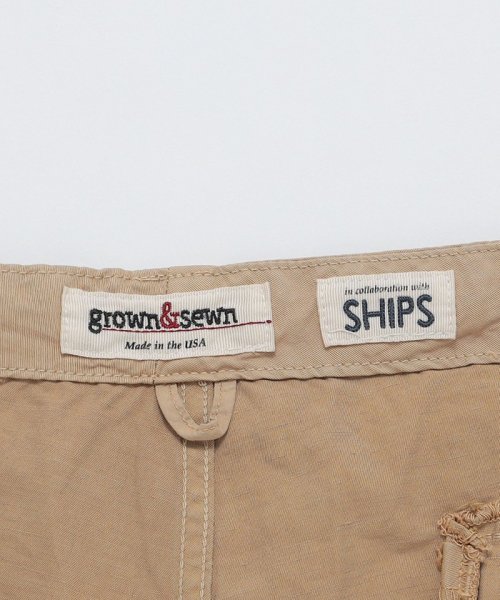 SHIPS MEN(シップス　メン)/【SHIPS別注】GROWN&SEWN: Draw String Short － Cotton/Linen Twill/img15