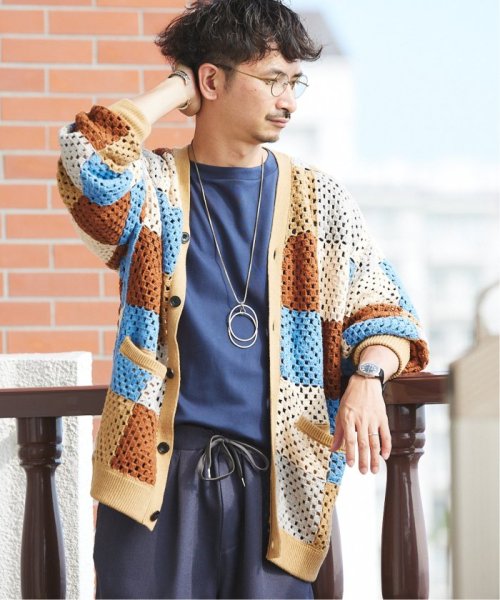 JOURNAL STANDARD relume Men's(ジャーナルスタンダード　レリューム　メンズ)/CALIFORNIA クロシェアミ ニットカーディガン "PATCHWORK"/img11