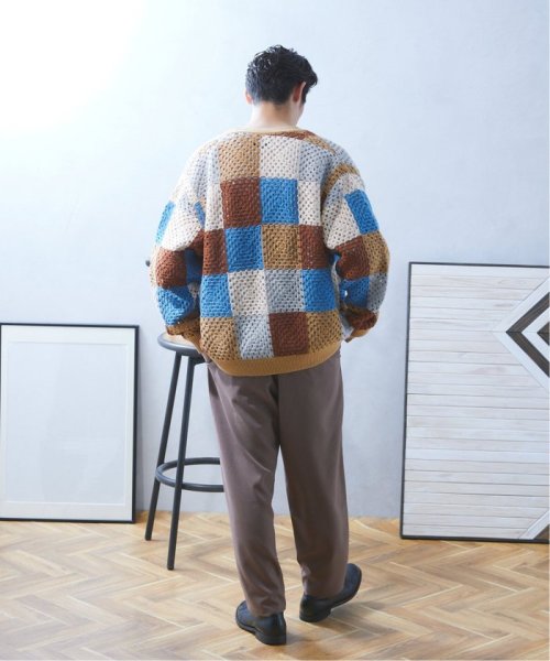 JOURNAL STANDARD relume Men's(ジャーナルスタンダード　レリューム　メンズ)/CALIFORNIA クロシェアミ ニットカーディガン "PATCHWORK"/img14