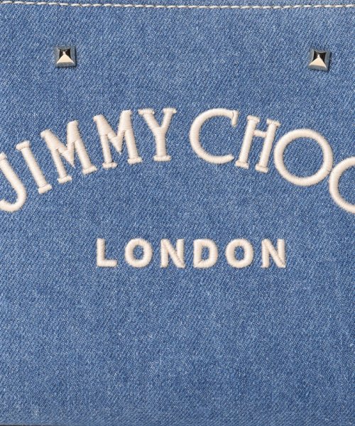 JIMMY CHOO(ジミーチュウ)/【JIMMY CHOO】ジミーチュウ ウォッシュデニム・ロゴ入りトートバッグ  VARENNETOTEBAG S AKZ/img05