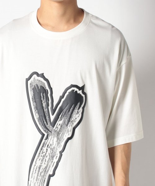 Y-3(ワイスリー)/【Y－3】ワイスリー  ロゴ GFX TEE グラフィック Tシャツ コットン ユニセックス ホワイト HY1272/img03