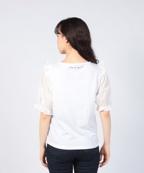 To b. by agnes b. OUTLET(トゥー　ビー　バイ　アニエスベー　アウトレット)/【Outlet】WU62 TS フェアリースリーブTシャツ/img02