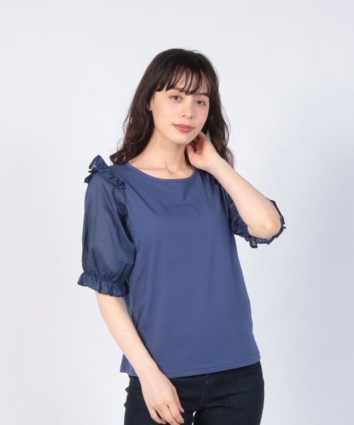 To b. by agnes b. OUTLET(トゥー　ビー　バイ　アニエスベー　アウトレット)/【Outlet】WU62 TS フェアリースリーブTシャツ/img01