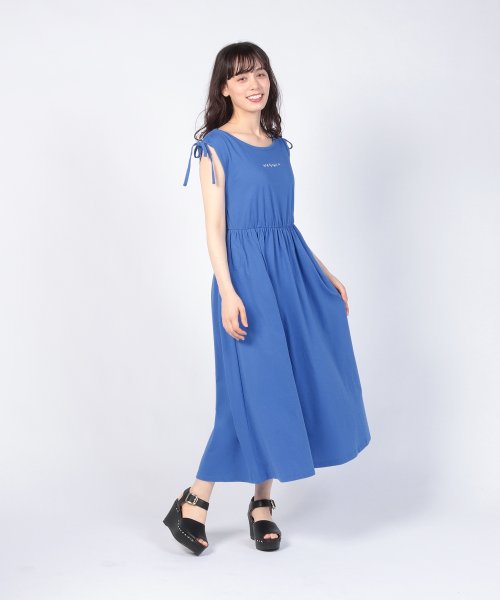 To b. by agnes b. OUTLET(トゥー　ビー　バイ　アニエスベー　アウトレット)/【Outlet】 WU61 ROBE ショルダーリボンワンピース/img01