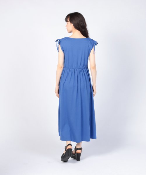To b. by agnes b. OUTLET(トゥー　ビー　バイ　アニエスベー　アウトレット)/【Outlet】 WU61 ROBE ショルダーリボンワンピース/img02