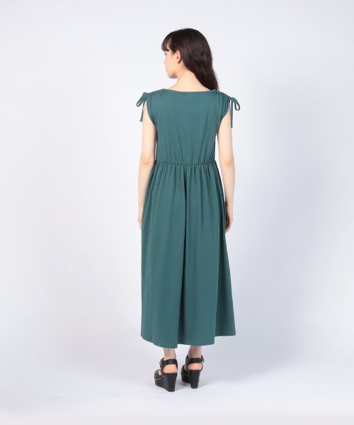 To b. by agnes b. OUTLET(トゥー　ビー　バイ　アニエスベー　アウトレット)/【Outlet】 WU61 ROBE ショルダーリボンワンピース/img02