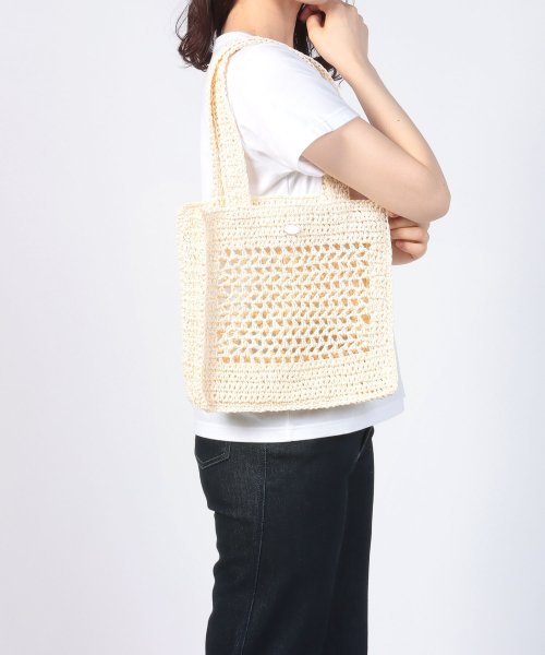 To b. by agnes b. OUTLET(トゥー　ビー　バイ　アニエスベー　アウトレット)/【Outlet】 WU75 SAC ペーパーニットバッグ/img05