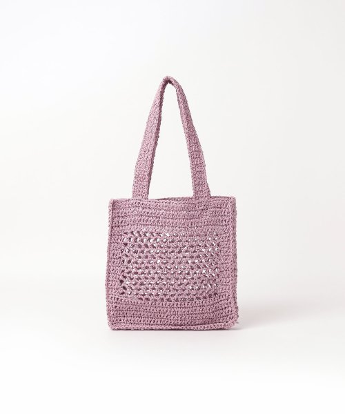 To b. by agnes b. OUTLET(トゥー　ビー　バイ　アニエスベー　アウトレット)/【Outlet】 WU75 SAC ペーパーニットバッグ/img01