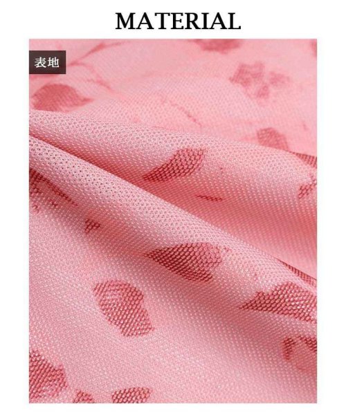 Rew-You(リューユ)/ワンピース キャバドレス ピンク 韓国 袖付き 膝丈 同伴 華やか 韓国ファッション リゾート XLサイズ キャバクラ DaysPiece/img13