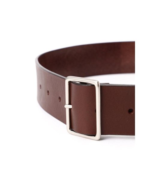 WIDE LEATHER BELT 