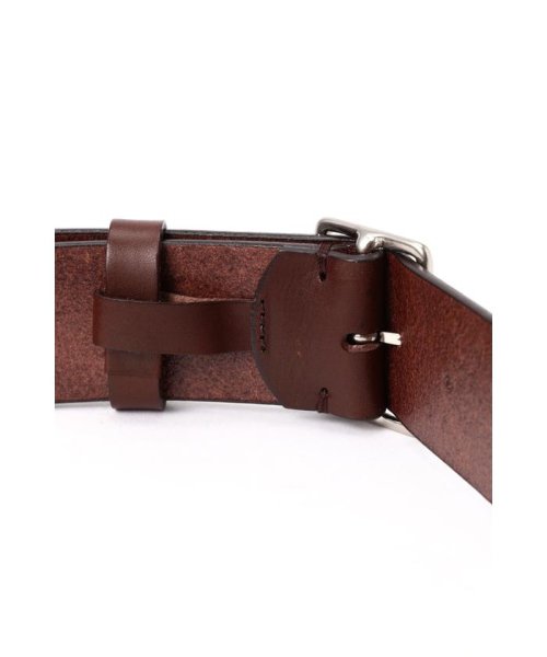 WIDE LEATHER BELT 