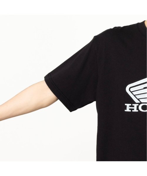 MAC HOUSE(men)(マックハウス（メンズ）)/Honda ホンダ ロゴ刺繍半袖Tシャツ F52515DM/img06