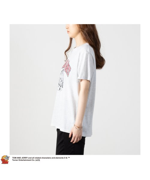 MAC HOUSE(women)(マックハウス（レディース）)/[大きいサイズ] Tom and Jerry ボックスシルエット半袖Tシャツ クイーンサイズ 3285－3879/img02