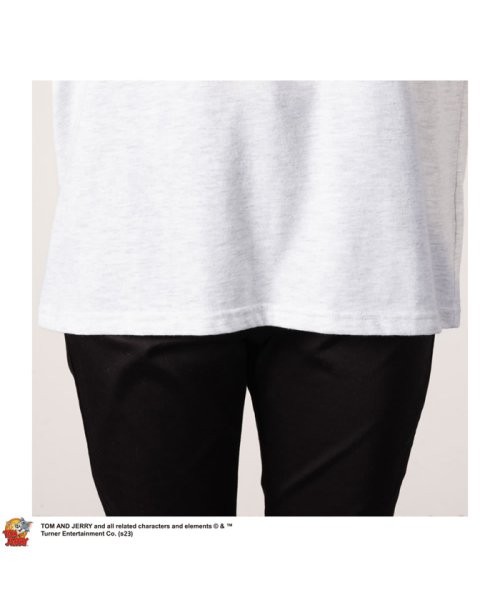 MAC HOUSE(women)(マックハウス（レディース）)/[大きいサイズ] Tom and Jerry ボックスシルエット半袖Tシャツ クイーンサイズ 3285－3879/img09