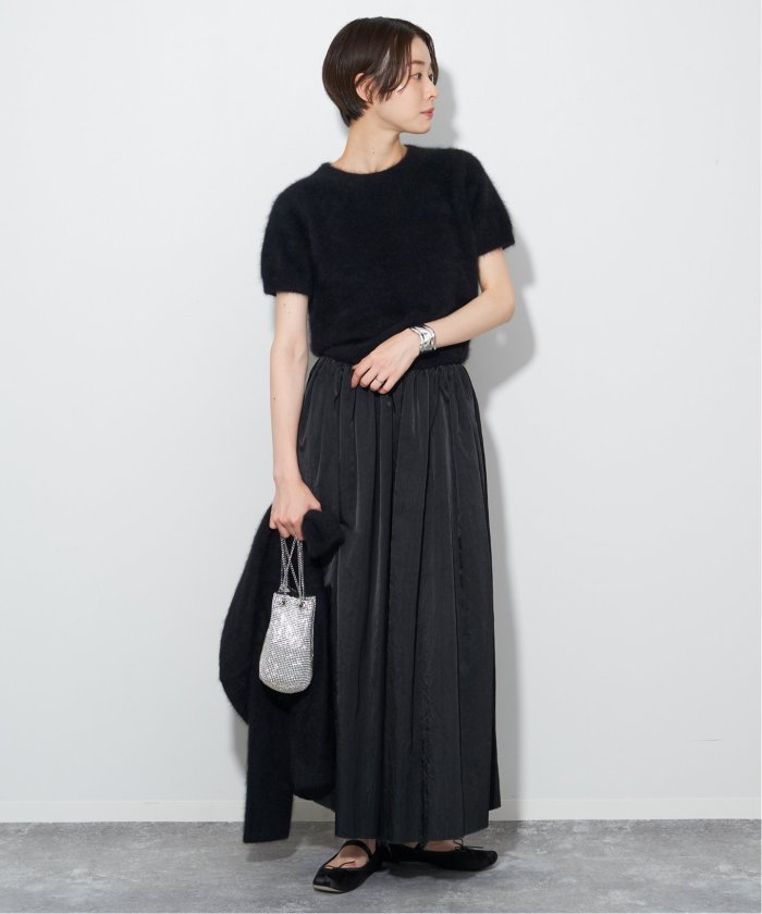 Plage Cashmere Mix Fur半袖プルオーバー