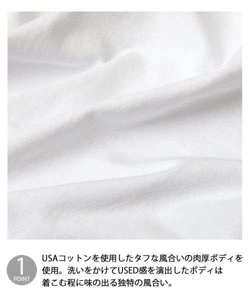 Goodwear(グッドウェア)/Goodwear グッドウェア USAコットン ポケット付き 半袖  Tシャツ レギュラーシルエット/img02