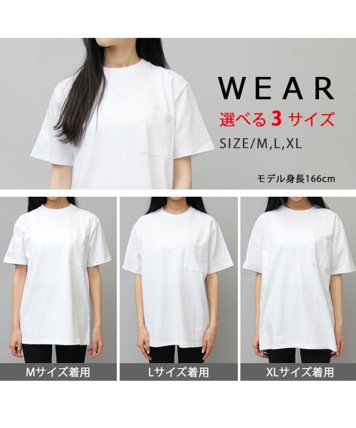 Goodwear(グッドウェア)/Goodwear グッドウェア USAコットン ポケット付き 半袖  Tシャツ レギュラーシルエット/img07