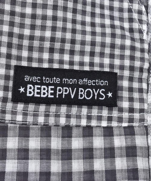 BeBe Petits Pois Vert(ベベ プチ ポワ ヴェール)/チェックorストライプ柄違いハーフパンツ(95~150cm)/img10
