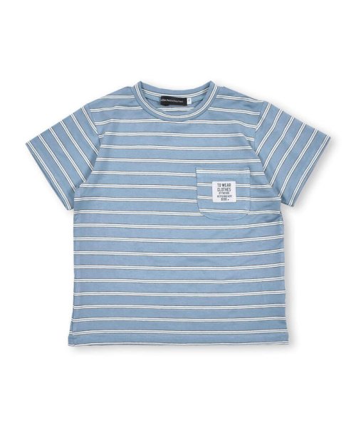 BeBe Petits Pois Vert(ベベ プチ ポワ ヴェール)/先染めボーダーデザインTシャツ(95~150cm)/img10