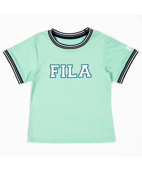 FILA(フィラ)/FILAキッズTシャツ付きセパレート水着3点セット/img01