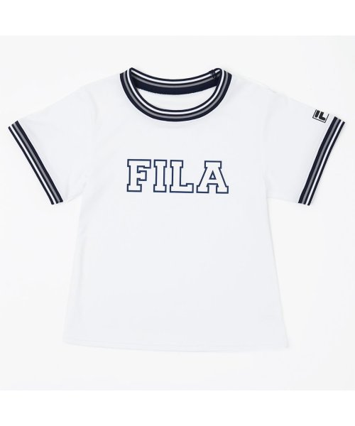FILA(フィラ)/FILAキッズTシャツ付きセパレート水着3点セット/img04