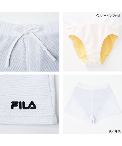 FILA(フィラ)/FILAキッズTシャツ付きセパレート水着3点セット/img09