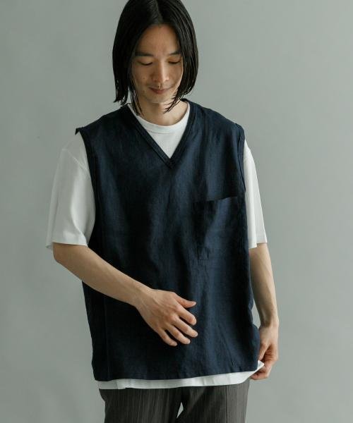 URBAN RESEARCH(アーバンリサーチ)/Linen Vneck Vest/img08