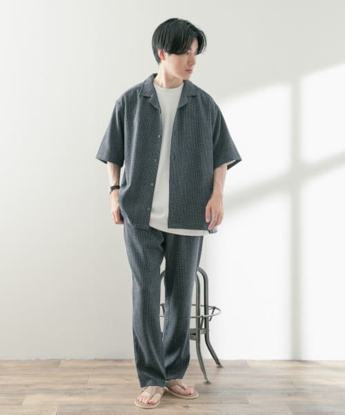 ITEMS URBANRESEARCH(アイテムズアーバンリサーチ（メンズ）)/サマーツイード ウエストイージーパンツ/img10