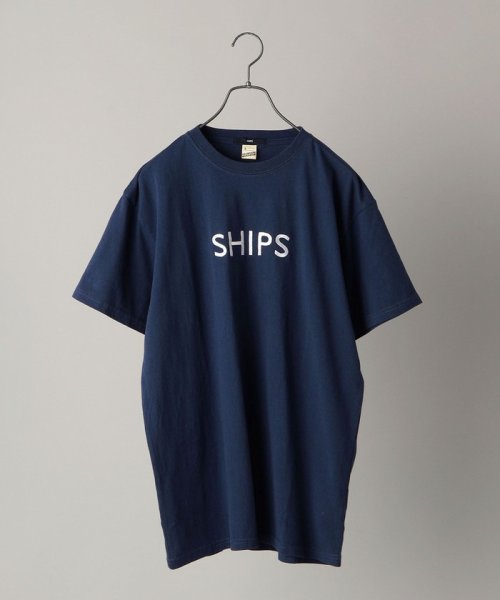 SHIPS MEN(シップス　メン)/SHIPS: ロゴ エンブロイダリー Tシャツ/img69