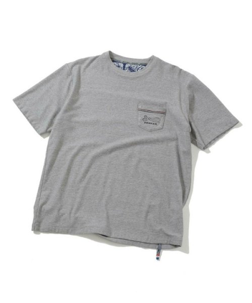 Men's Bigi(メンズビギ)/【DENHAM/デンハム】オーガニック ミニパイルポケットＴシャツ/img20