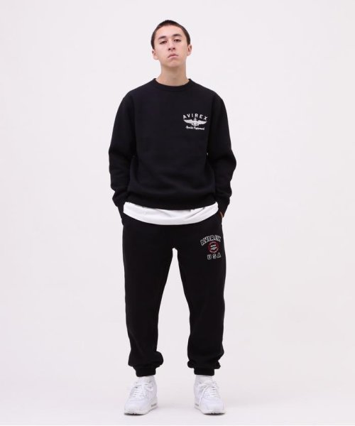 AVIREX(AVIREX)/VARSITY LOGO CREW NECK SWEAT /バーシティ ロゴ クルーネック スウェ/img03