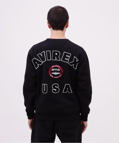 AVIREX(AVIREX)/VARSITY LOGO CREW NECK SWEAT /バーシティ ロゴ クルーネック スウェ/img05