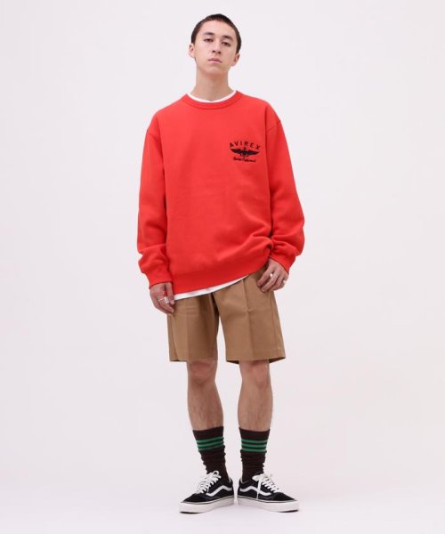 AVIREX(AVIREX)/VARSITY LOGO CREW NECK SWEAT /バーシティ ロゴ クルーネック スウェ/img18