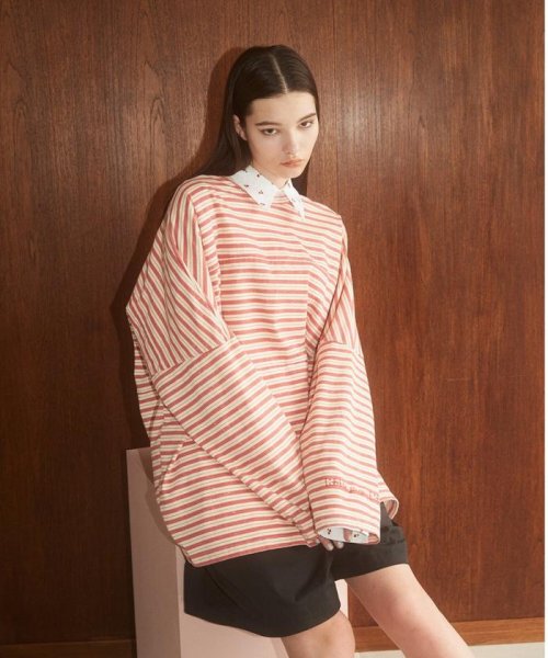 LHP(エルエイチピー)/LittleSunnyBite/リトルサニーバイト/Stripe big long tee/ロンT/img08