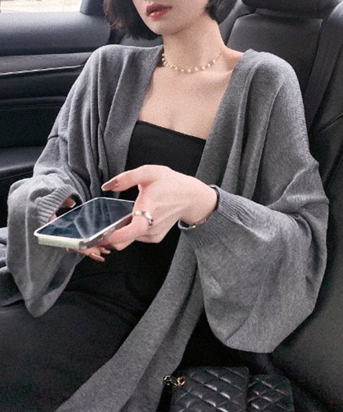 Dewlily(デューリリー)/ロングカーディガン 韓国ファッション 10代 20代 30代 大人っぽい 羽織りやすい ロング丈 紫外線対策 エアコン対策 オシャレ カジュアル/img08