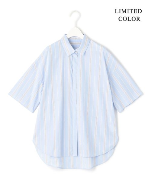 ICB（LARGE SIZE）(ICB（大きいサイズ）)/【WEB限定カラーあり・洗える】ラッフルデザインシャツ/img14