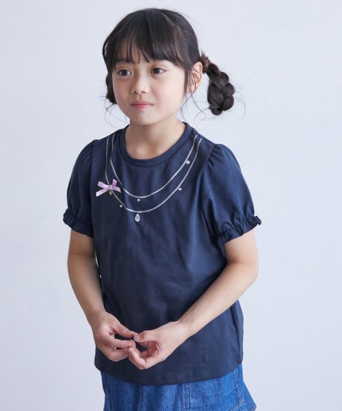 ROPE' PICNIC　KIDS(ロぺピクニックキッズ)/【KIDS】ネックレス風プリントTシャツ/img04