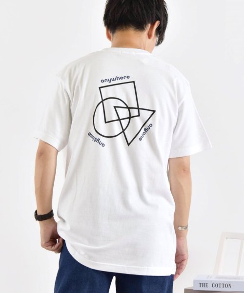 SHIPS any MEN(シップス　エニィ　メン)/SHIPS any: ”any" ワンポイント／バックプリント 半袖 ポケット Tシャツ◇/img13