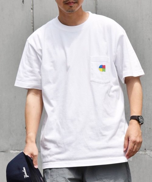 SHIPS any MEN(シップス　エニィ　メン)/SHIPS any: ”any" ワンポイント／バックプリント 半袖 ポケット Tシャツ◇/img39