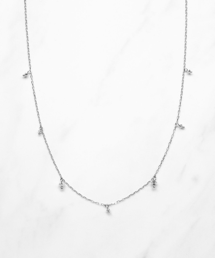 WEB限定】SEEDS NECKLACE K10ホワイトゴールド ネックレス(505426706