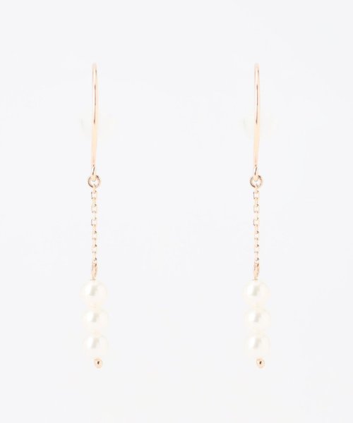 TOCCA(TOCCA)/【WEB限定】FRILL PEARL SWING PIERCED EARRINGS K10ゴールド 淡水パールピアス/img05