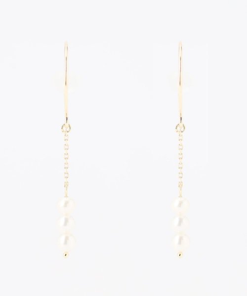 TOCCA(TOCCA)/【WEB限定】FRILL PEARL SWING PIERCED EARRINGS K10ゴールド 淡水パールピアス/img06