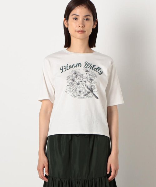 COMME CA ISM (コムサイズム（レディス）)/ヴィンテージ風　５分袖プリントＴシャツ/img07