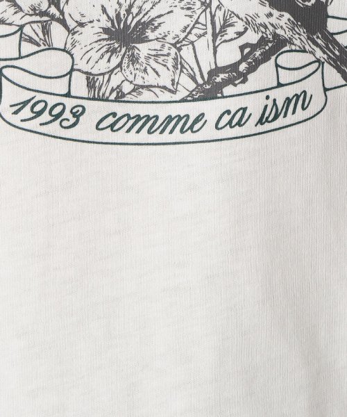 COMME CA ISM (コムサイズム（レディス）)/ヴィンテージ風　５分袖プリントＴシャツ/img14
